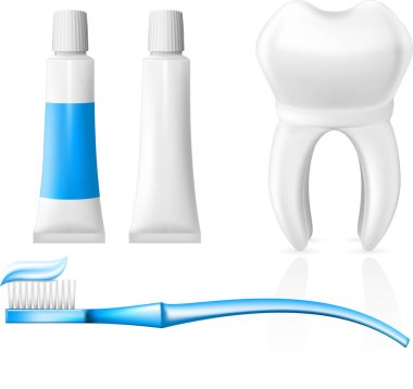 hijyen ürünlerinin vektör kümesi .