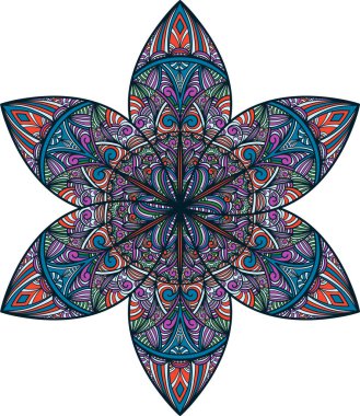 Çiçek elementleriyle arka planın vektör illüstrasyonu