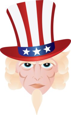 Amerikan Bağımsızlık Günü vektör illüstrasyonu.