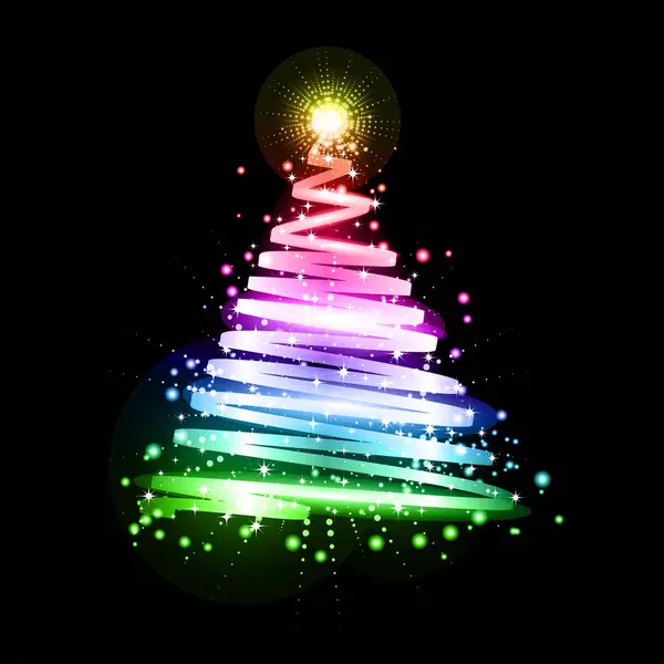 Krásné Slavnostní Vánoční Pozadí Dovolená Karta — Stockový vektor
