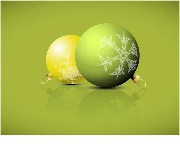 Background Christmas Balls — Stock Vector