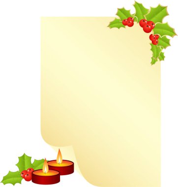 Noel 'de boş kağıtlarla kutsanmış dut