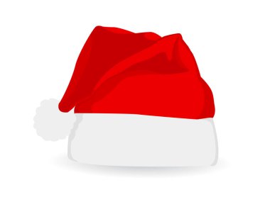 Noel Baba şapkası Icon, karikatür tarzı