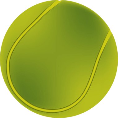 Tenis topu simgesi, izometrik biçim