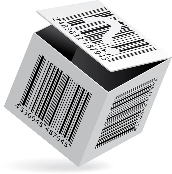 Renderizado Cajas Cartón — Vector de stock