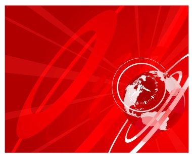 Dünya haritasının vektör illüstrasyonu