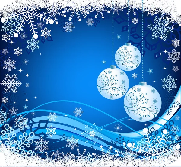 Frohes Neues Jahr Und Weihnachten Hintergrund Festliche Weihnachtskarte Vektorillustration — Stockvektor