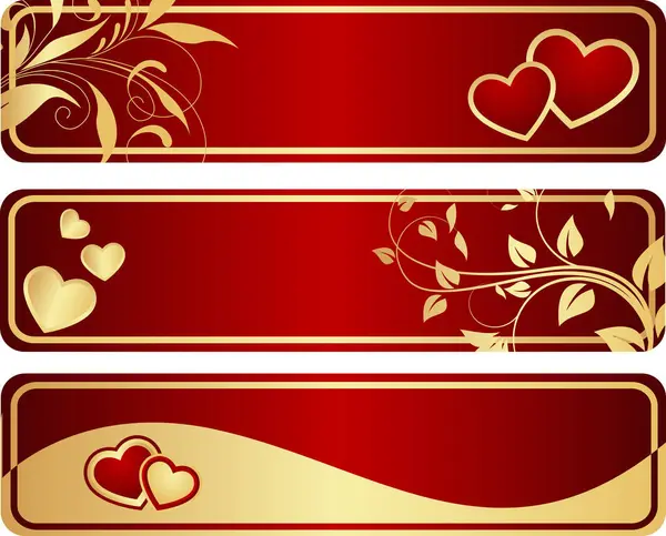 Ensemble Valentine Day Background — Image vectorielle