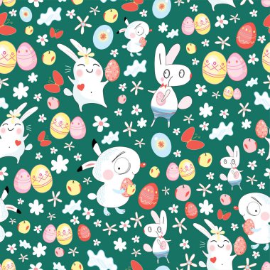 Easter bunnies ile arka