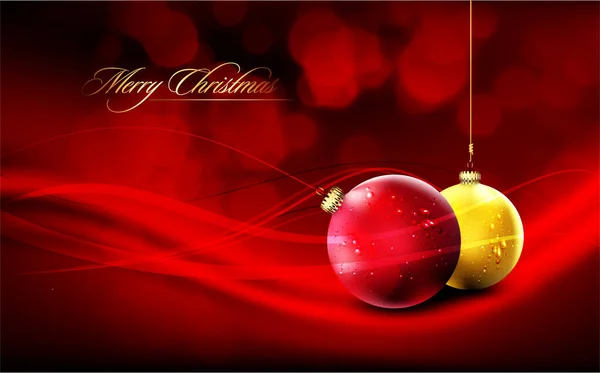Beau Fond Noël Festif Carte Vacances — Image vectorielle