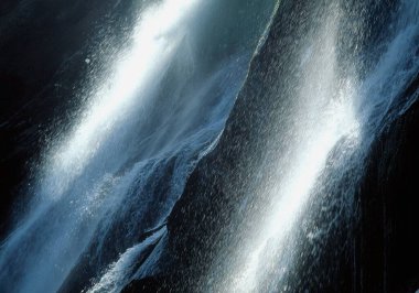Powerscourt Waterfall In County Wicklow, Ireland clipart