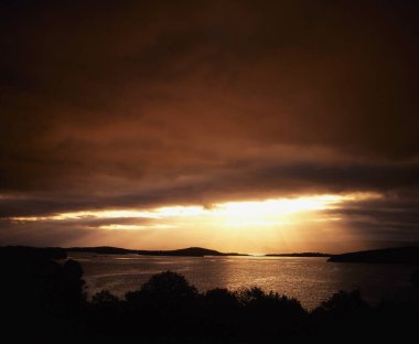 Co Cork, Bantry Körfezi Sunset, İrlanda