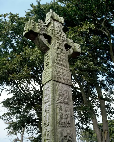 stock image Ardboe High Cross, Ardboe, County Tyrone, Northern Ireland