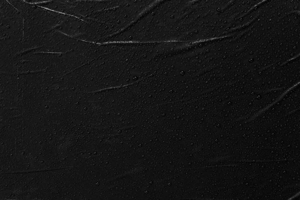 Водяні Краплі Чорному Пластиковому Тлі — стокове фото