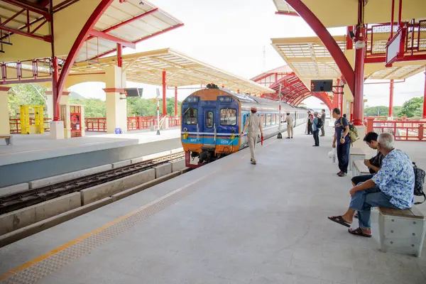 stock image Hua Hin, Thailand - May 31, 2024: Hua Hin Railway Station in Hua Hin, Thailand.