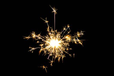 siyah newyear ve Noel partisi maytap