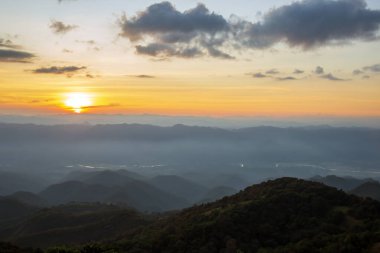 Doi Pui Ko, bir turist merkezi, bir kamp alanı, bir bakış açısı, Mae Hong Son, Tayland