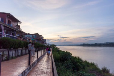 29 Kasım 2024 Chiang Khan Walking Caddesi, Loei, Tayland