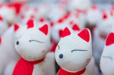 11 Ocak 2025 Fox Doll, Wat Phra That Doi Phra Chan, Lampang, Tayland