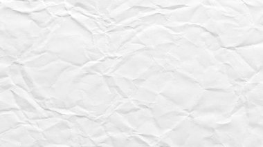 Buruşmuş beyaz kağıt dokusu arkaplanının hareketini durdur.