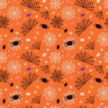 Cadılar Bayramı kusursuz. Çocuksu çizgi film tarzı. Vektör illüstrasyonu