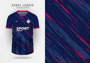 Background for sports jersey, soccer jersey, running jersey, racing jersey, navy blue and red stripes pattern.