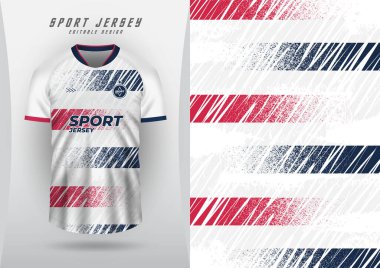 Spor forması forması için arka plan Forma koşusu forma yarışları tahıl desenli kırmızı şerit lacivert