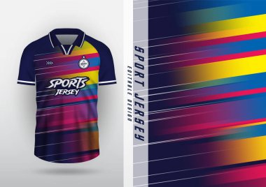 Arka plan süblimleşmesi açık hava spor forması futbol forması futsal forma koşan forma renk değişimi deseni