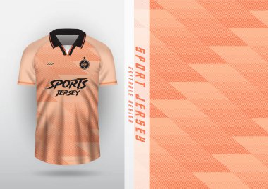 Arka plan süblimleşmesi açık hava spor forması futbol forması futsal forma koşusu forma egzersiz, desen, doku, açık turuncu.