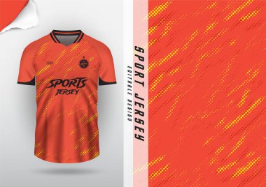 Jersey tasarımı, forma, futbol, futbol, futsal, koşu, badminton, tenis, egzersiz, rugby, çizgili, turuncu, sarı