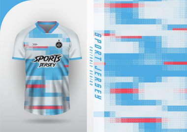 Jersey tasarımı, Jersey, Football, Futsal, Blue Half Tone modeli