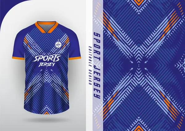 Jersey tasarımı, Jersey, Football, Futsal, Zigzag deseni, Blue