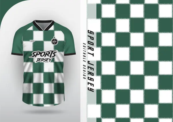 Jersey tasarımı, Jersey, Futbol, Futbol, Futsal, Yeşil ve beyaz dama tahtası deseni