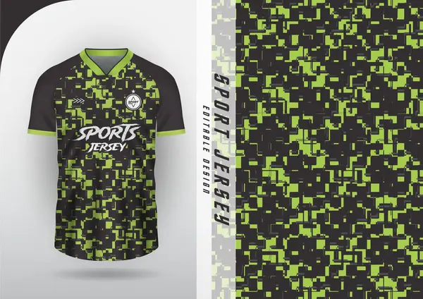 Jersey tasarımı, Jersey, Football, Futsal, Model, Grunge, Square, Green, Black