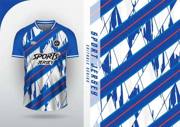 Jersey Tasarımı, Jersey, Futbol, Futbol, Futsal, Koşu, Badminton, Tenis, Egzersiz, Mavi ve Beyaz Çizgili