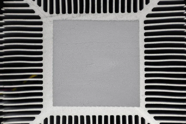 Radiador Sistema Refrigeração Cpu Com Ponto Para Pasta Térmica Desktop — Fotografia de Stock