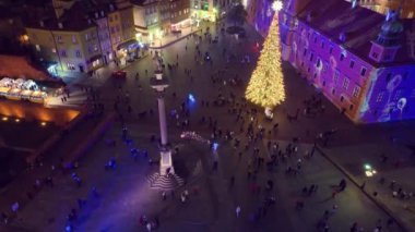 Christmas time in Warsaw, Poland