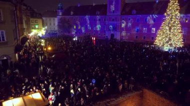 Christmas time in Warsaw, Poland