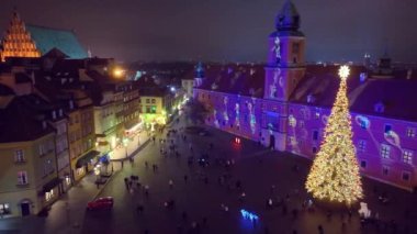 Christmas time in Warsaw, Poland
