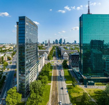 Varşova 'da güneşli bir gün