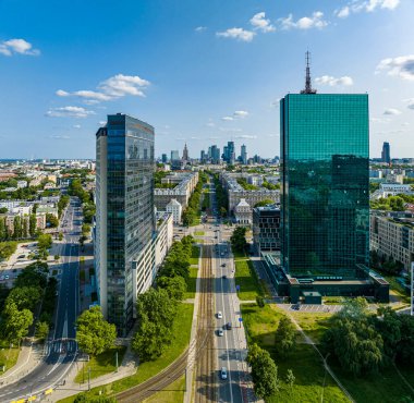 Varşova 'da güneşli bir gün