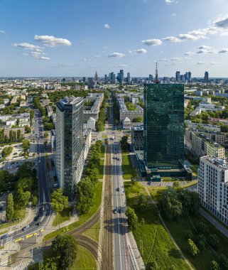 Varşova 'da güneşli bir gün