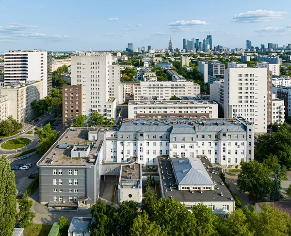 stock image Sunny day in Warsaw