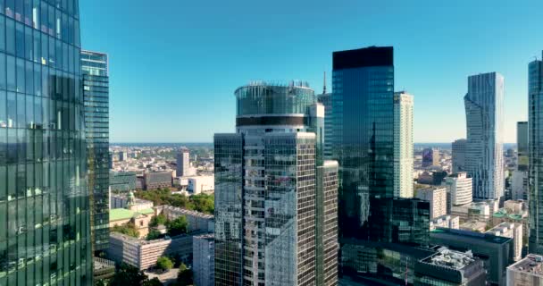 华沙的空中景观 — 图库视频影像