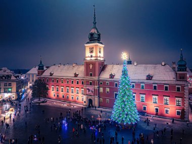 Varşova Eski Kasabasında Noel