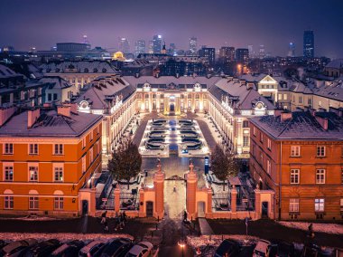 Varşova Eski Kasabasında Noel