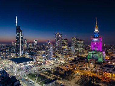 Varşova, Polonya havadan görünümü