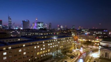 Varşova, Polonya havadan görünümü