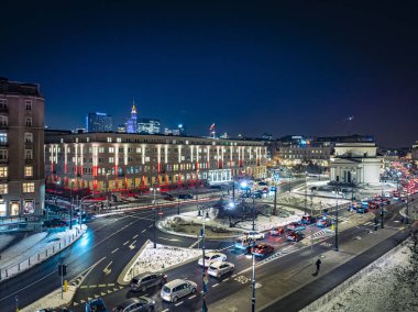 Kışın, Varşova, Polonya