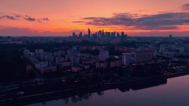 Varşova, Polonya Hava panorama
